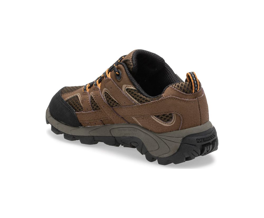 Tenis Criança - Merrell Moab 2 Baixo Lace Waterproof Sneaker - Marrom - JFM139250